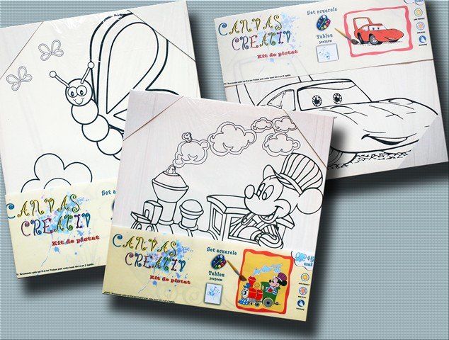 KIT PICTAT PANZA PENTRU COPII